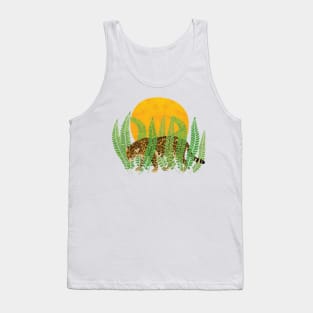 Big cat - leopard and ferns Tank Top